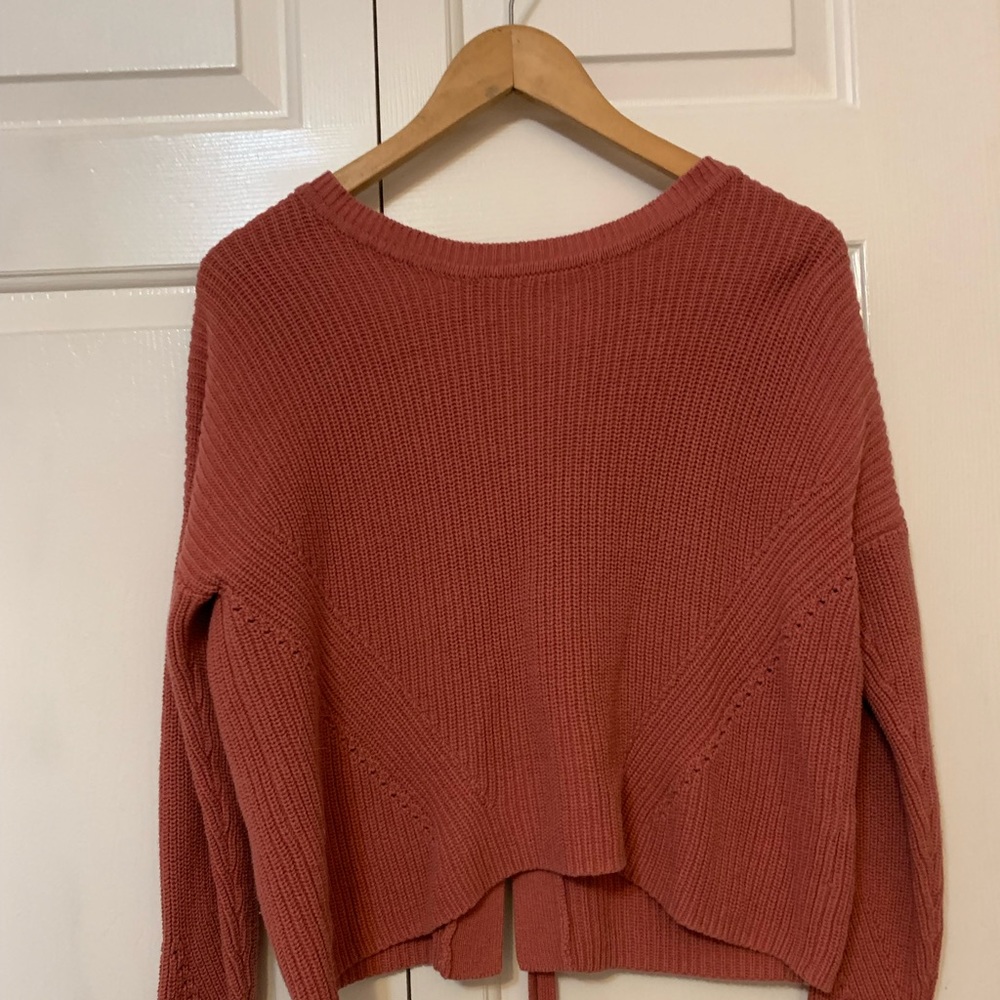 Lucky Brand dusty pink sweater -worn once